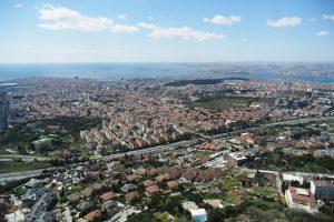 Aerial view of Istanbul — gateway city served by IST Airport iGA C-VIP Terminal VIP transfer service